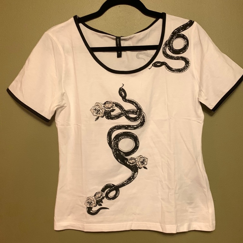 Snakes & Roses Ringer T-Shirt